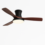 ventilateur de plafond américain léger avec lumière et contrôle électrique