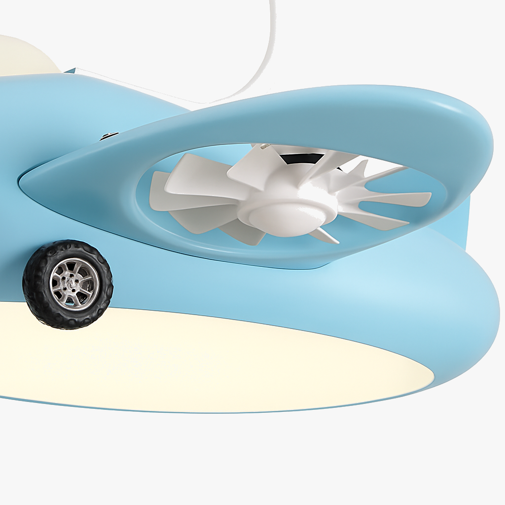 ventilateur de plafond avec led pour chambre enfant et aire de jeux