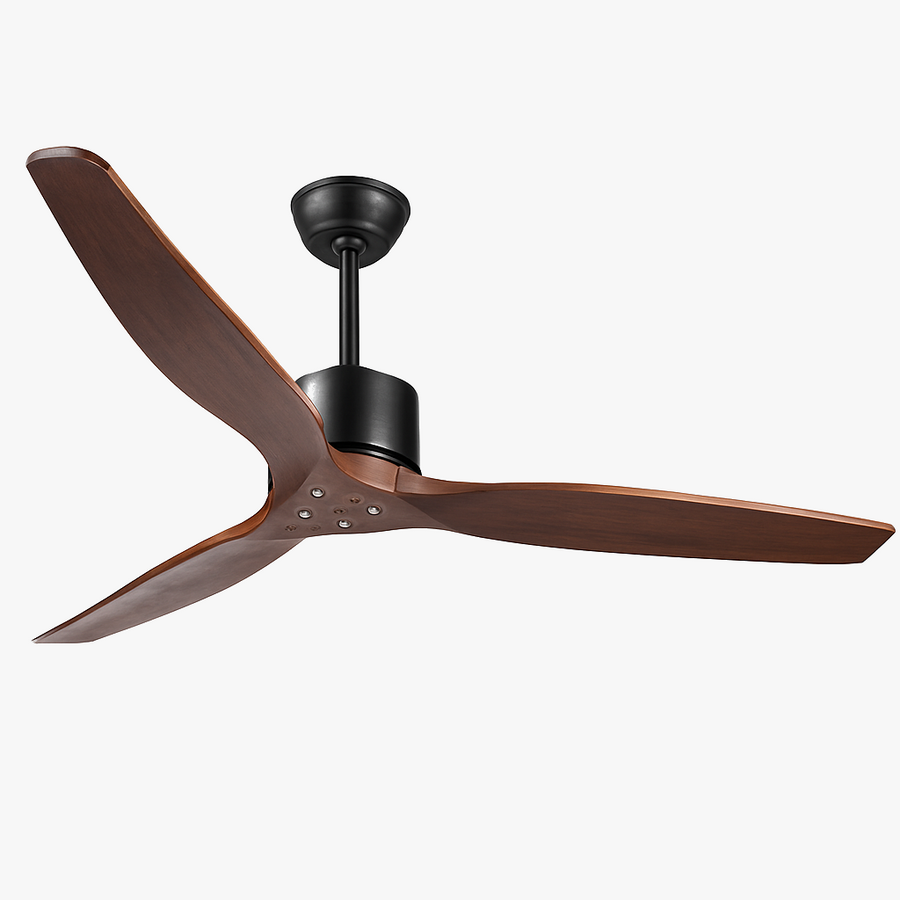 Ventilateur de plafond en bois à 3 pales Fan