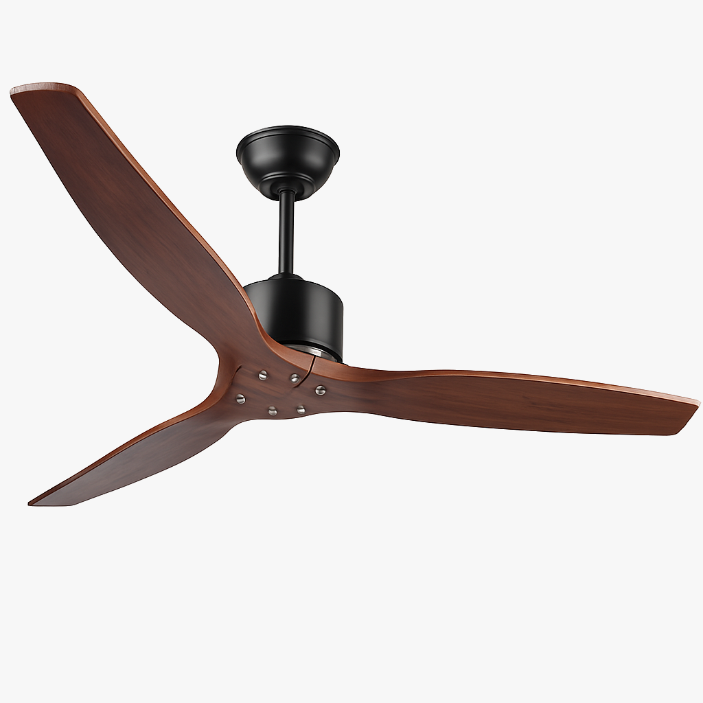 Ventilateur de plafond en bois à 3 pales Fan