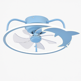 ventilateur de plafond intelligent avec lumières et télécommande