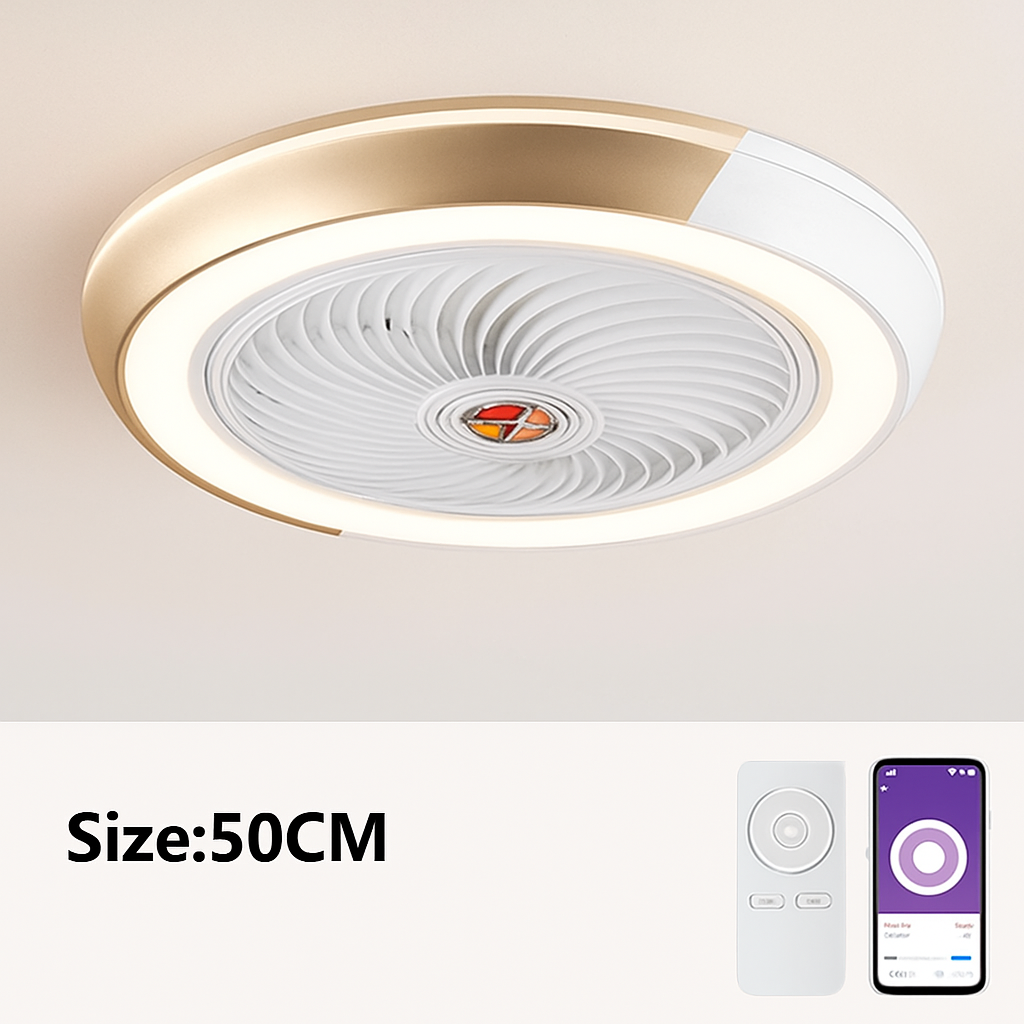 ventilateur de plafond intelligent bluetooth avec lumière télécommande