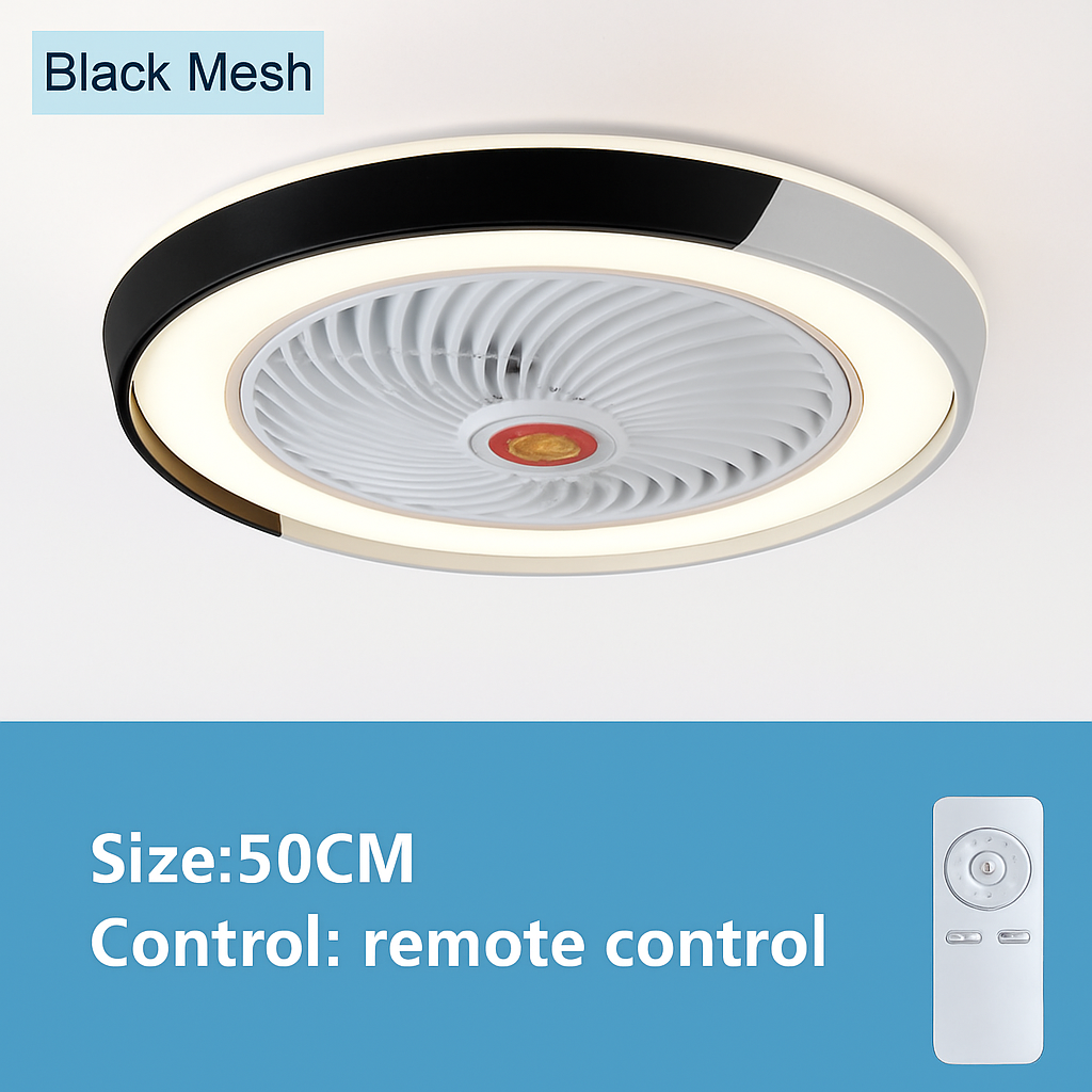 ventilateur de plafond intelligent bluetooth avec lumière télécommande