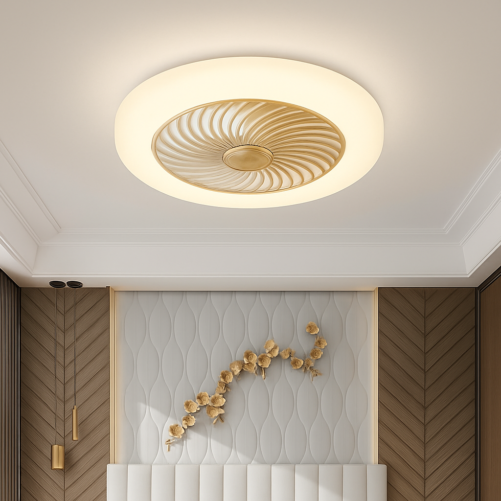 ventilateur de plafond intelligent bluetooth avec lumière télécommande