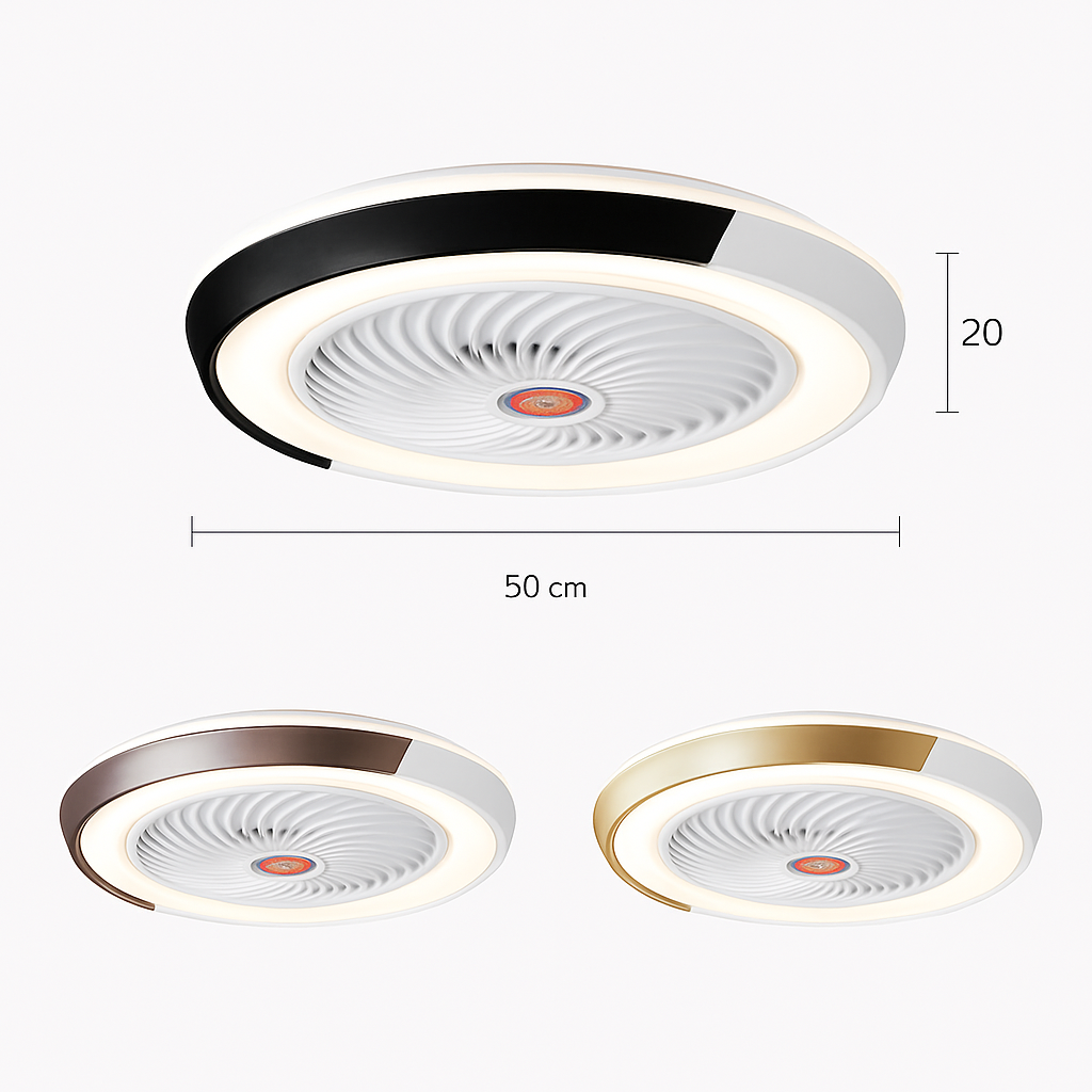 ventilateur de plafond intelligent bluetooth avec lumière télécommande