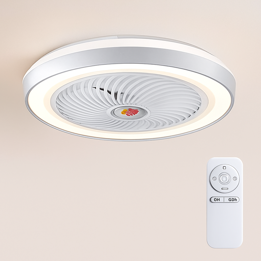 ventilateur de plafond intelligent bluetooth avec lumière télécommande