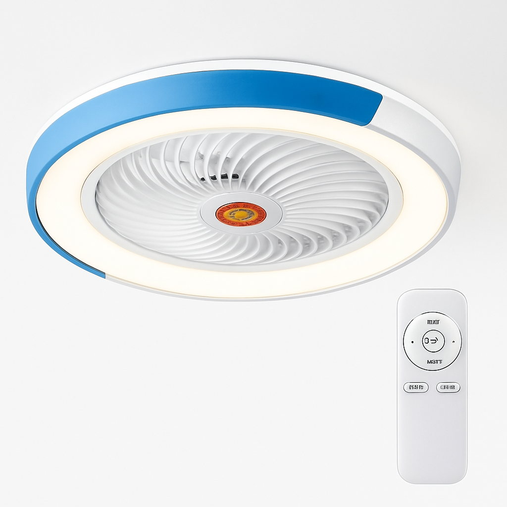 ventilateur de plafond intelligent bluetooth avec lumière télécommande