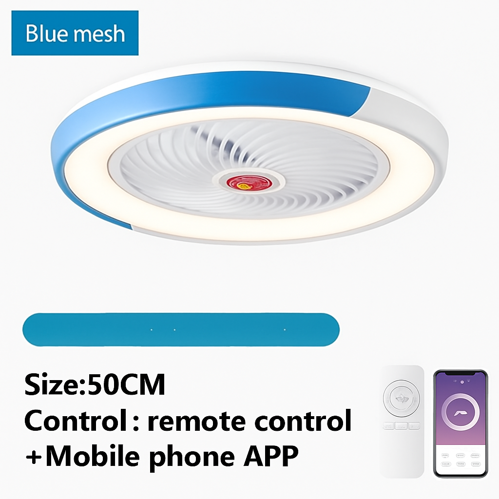 ventilateur de plafond intelligent bluetooth avec lumière télécommande