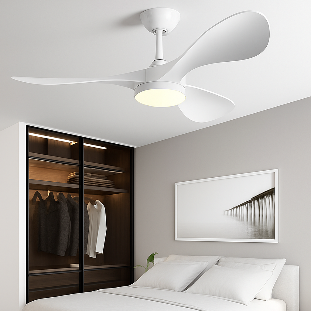 ventilateur de plafond électrique avec lumière et contrôle