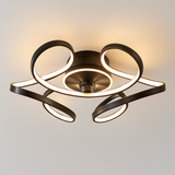 ventilateur de plafond led artpad avec lumière et télécommande