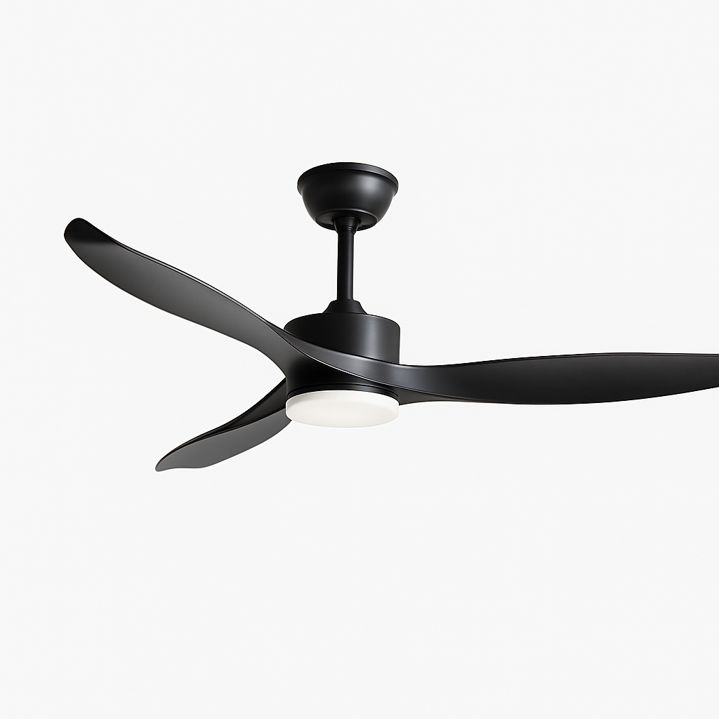 ventilateur de plafond led moderne avec télécommande et lumière