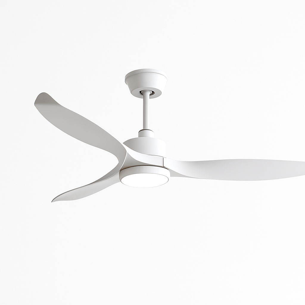 ventilateur de plafond led moderne avec télécommande et lumière