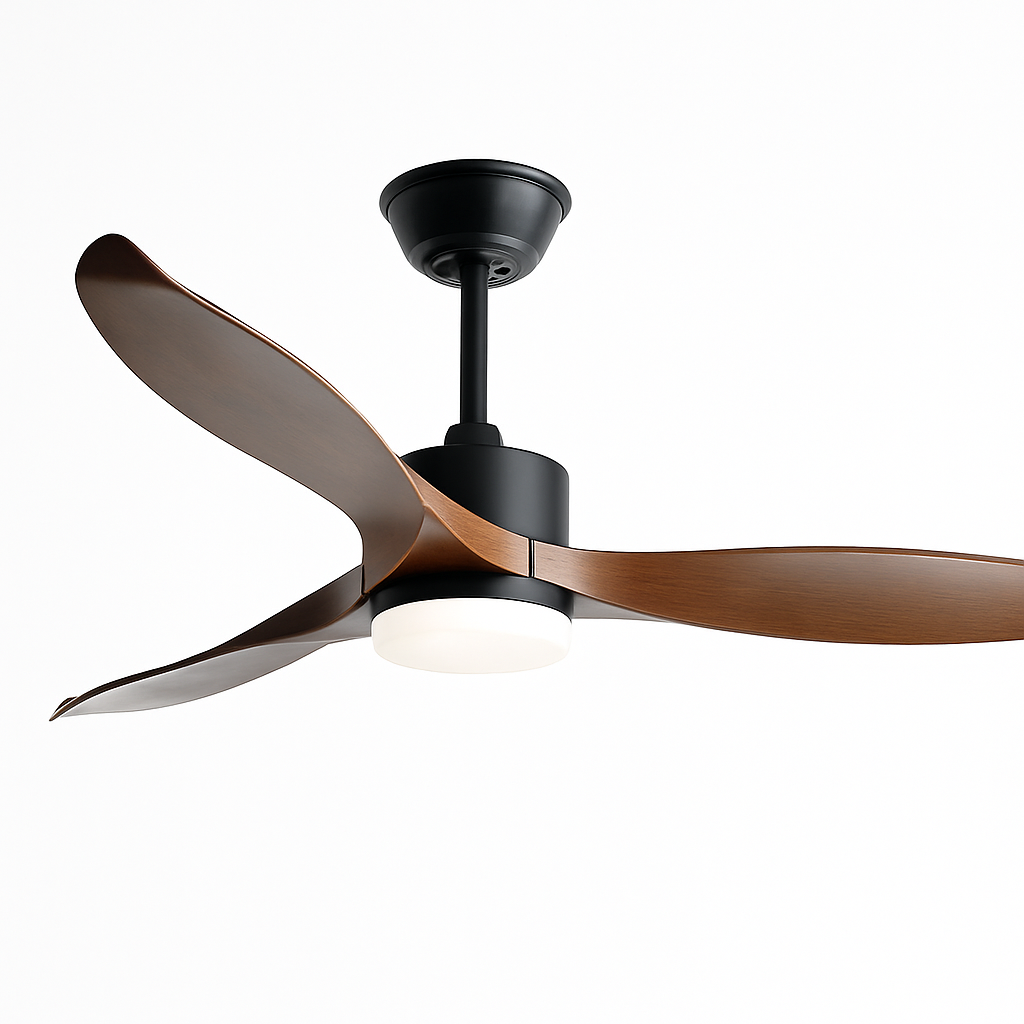 ventilateur de plafond led moderne avec télécommande et lumière