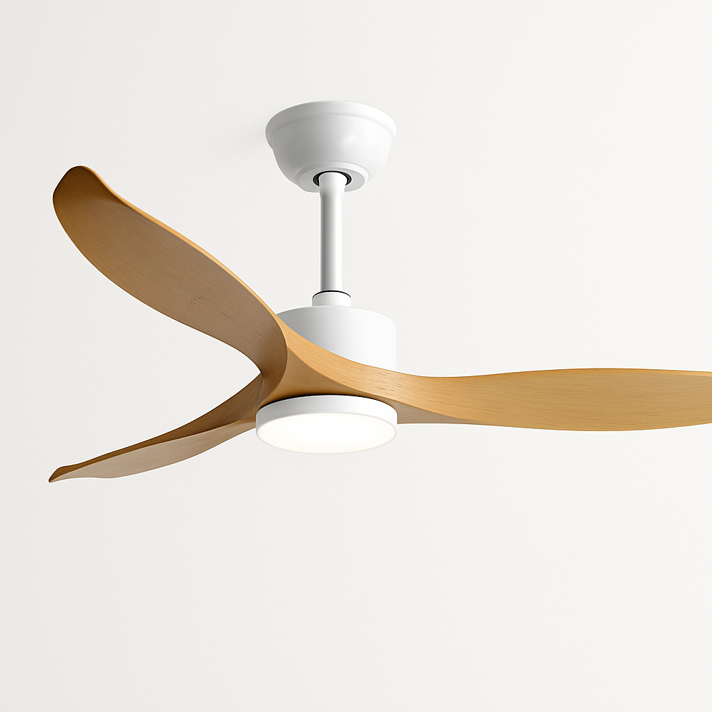 ventilateur de plafond led moderne avec télécommande et lumière