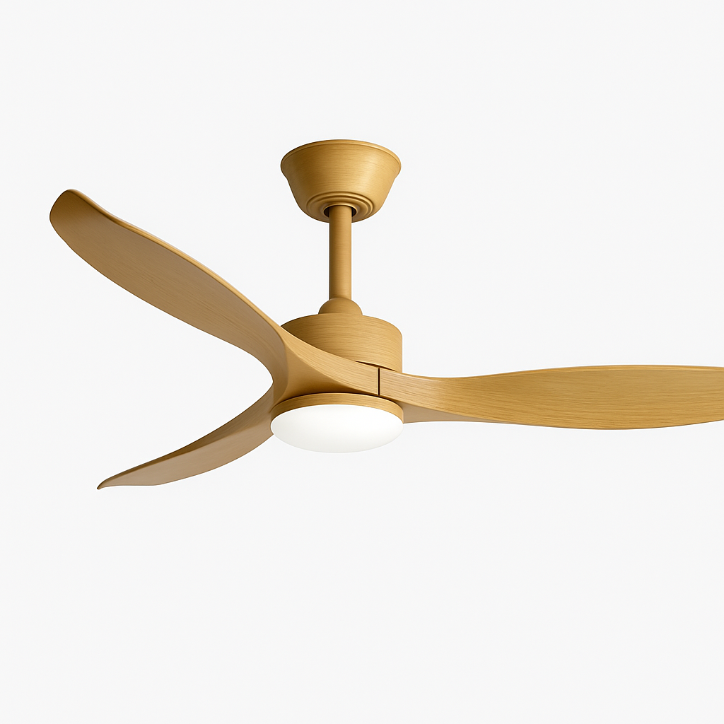 ventilateur de plafond led moderne avec télécommande et lumière