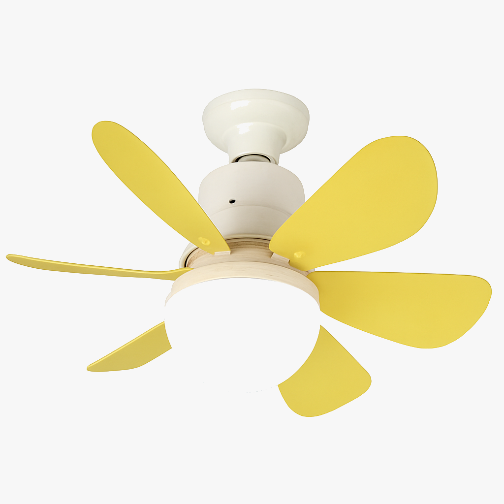 ventilateur de plafond led moderne télécommande intelligente trois couleurs