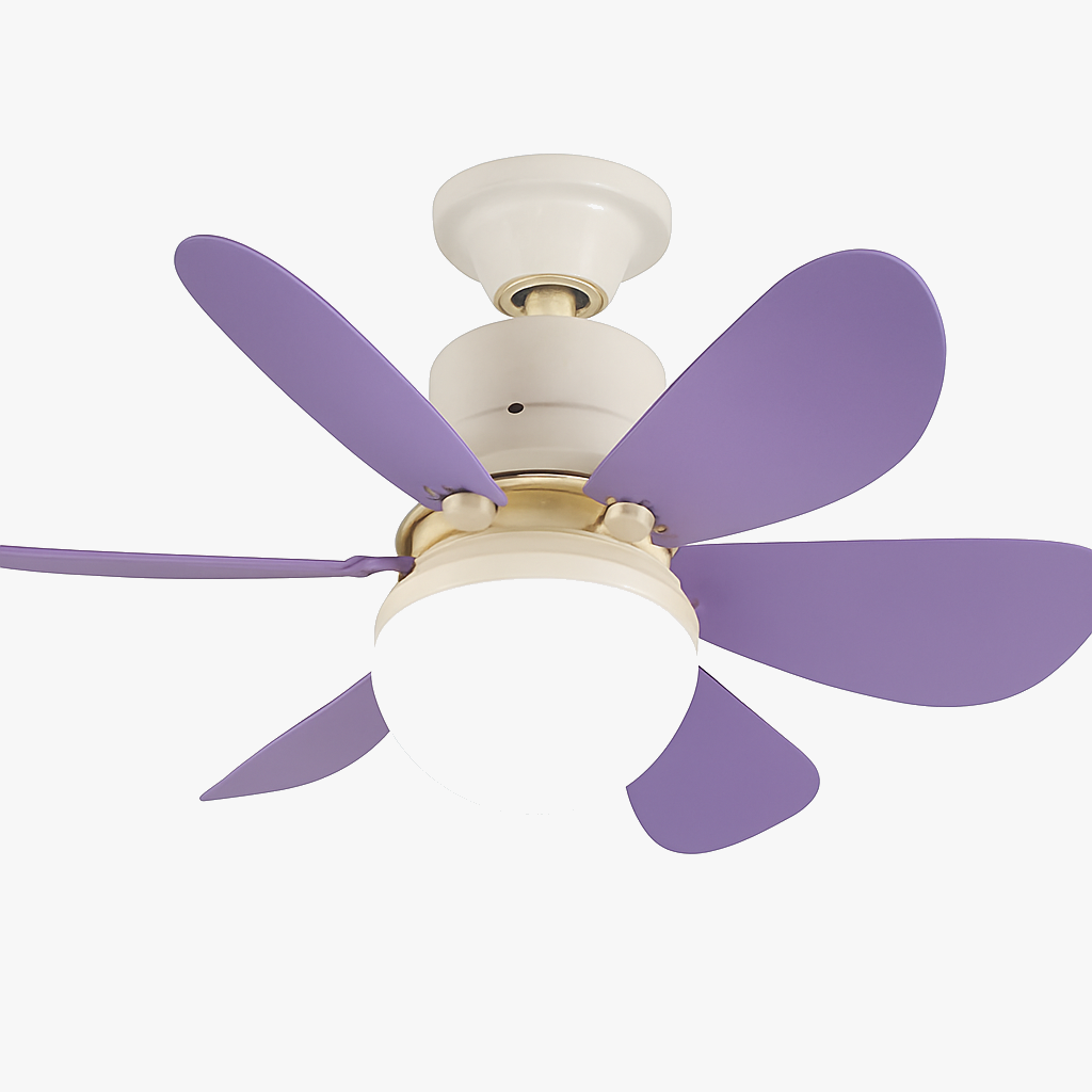 ventilateur de plafond led moderne télécommande intelligente trois couleurs