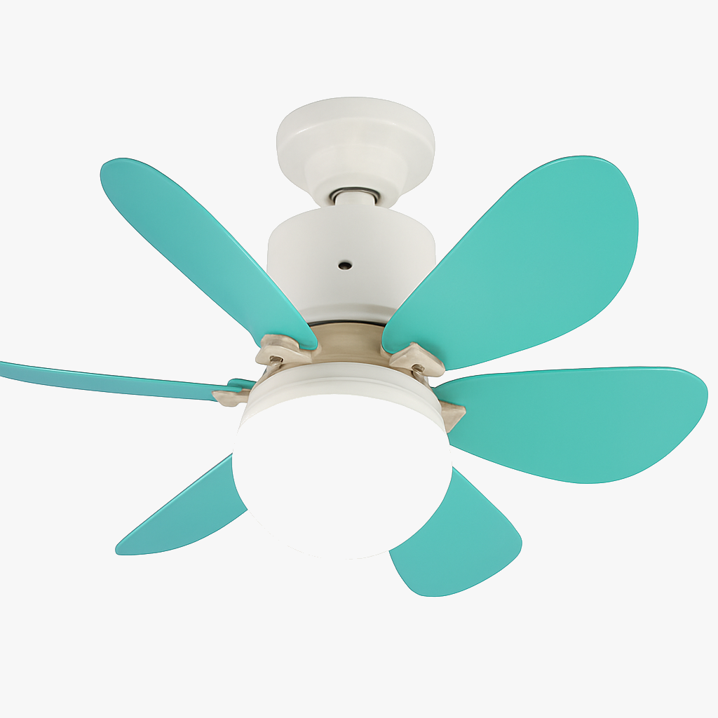 ventilateur de plafond led moderne télécommande intelligente trois couleurs