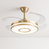 ventilateur de plafond moderne avec lumière et télécommande