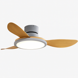 ventilateur de plafond moderne avec lumière led et télécommande
