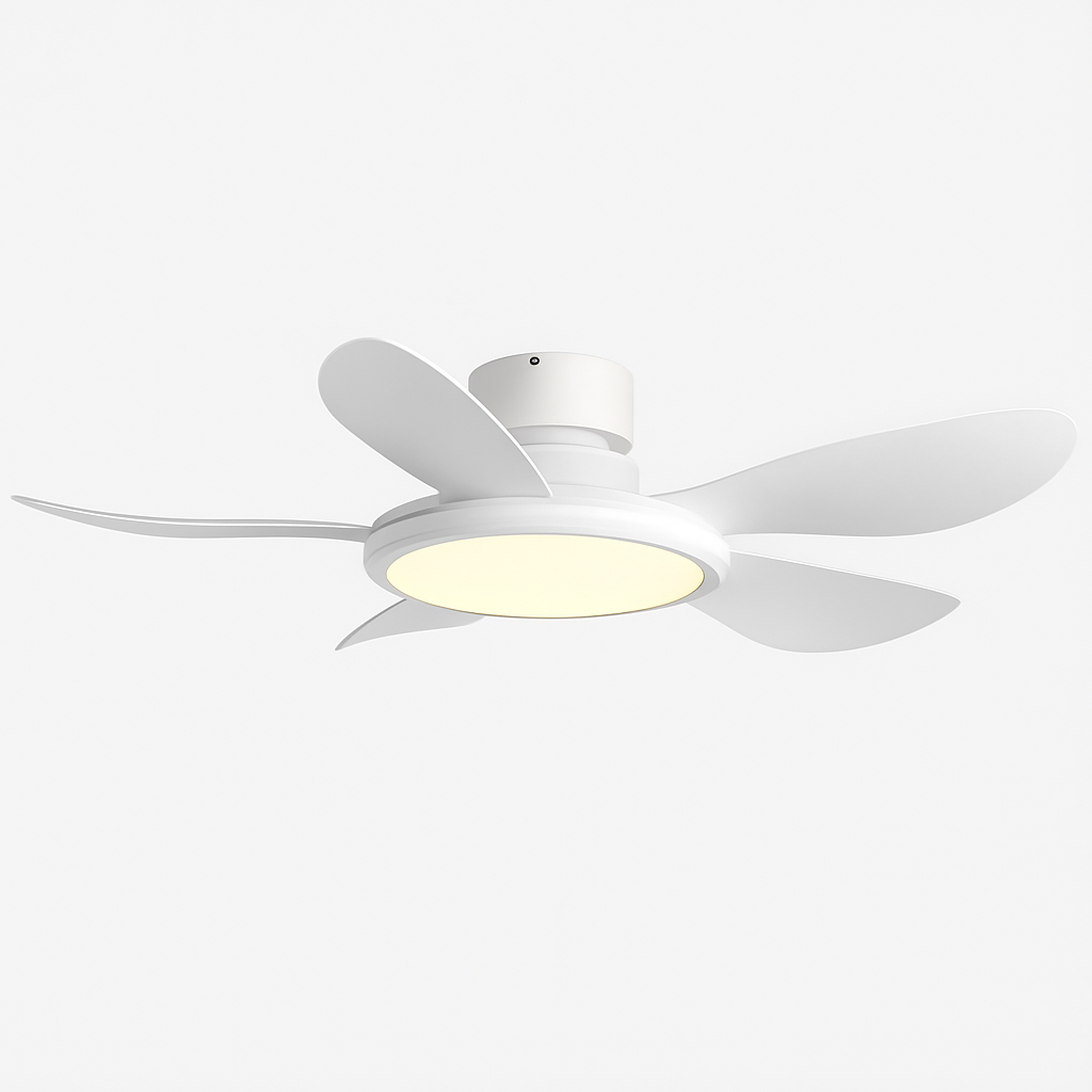 ventilateur de plafond moderne avec lumière led et télécommande