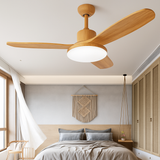 ventilateur de plafond moderne avec lumière télécommande et led modifiable