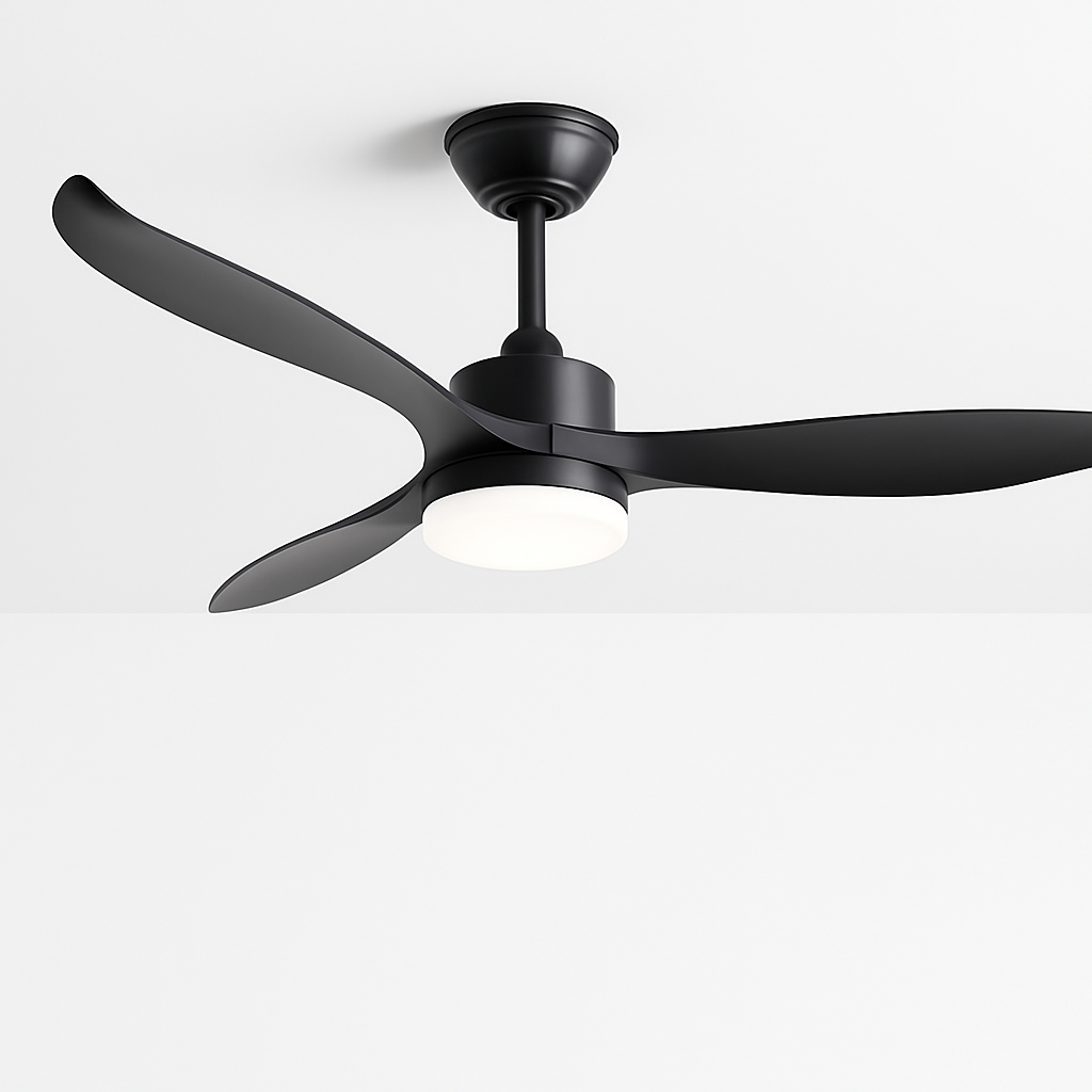 ventilateur de plafond moderne avec télécommande et lumière led