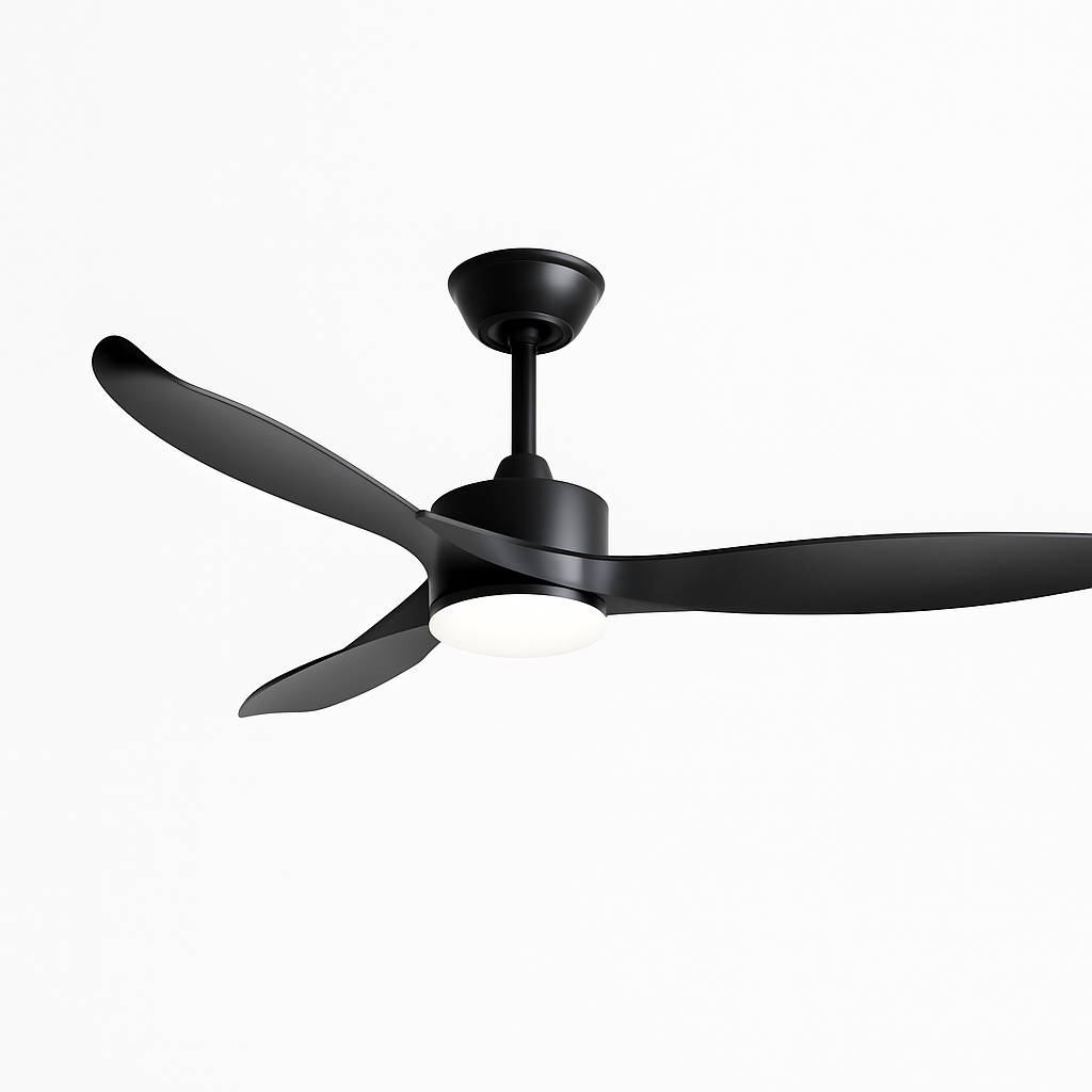 ventilateur de plafond moderne avec télécommande et lumière led