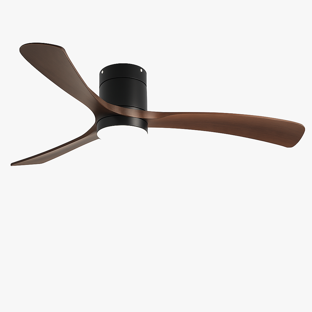 ventilateur de plafond moderne avec télécommande et lumières intégrées