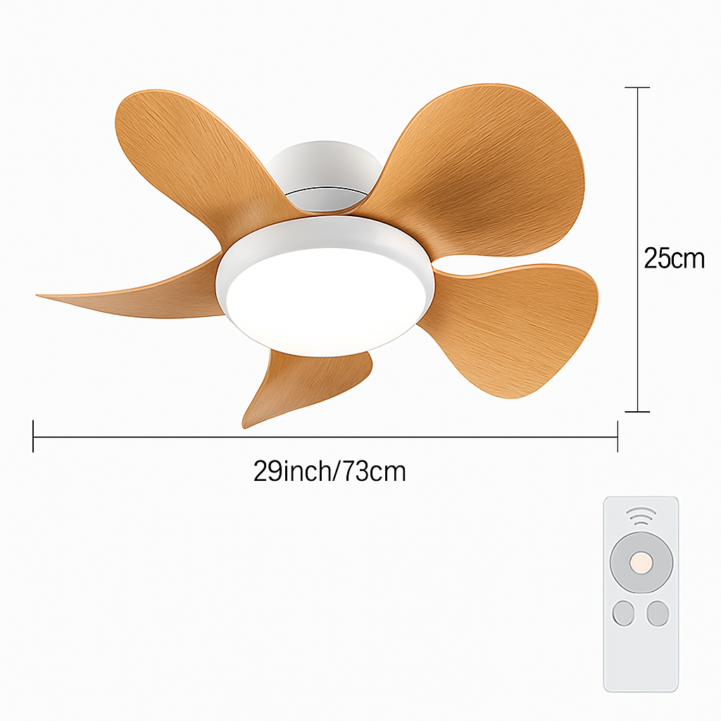 ventilateur de plafond moderne avec télécommande pour la maison