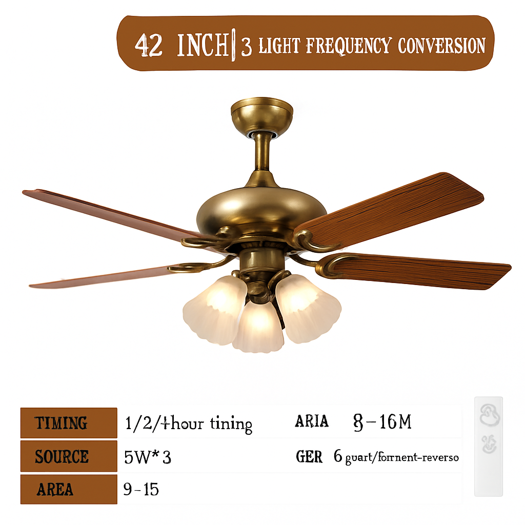 ventilateur de plafond moderne led intelligent avec 4 pales rétractables