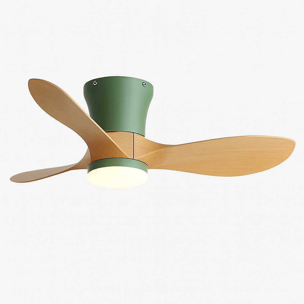 ventilateur de plafond moderne à leds avec télécommande et synchronisation
