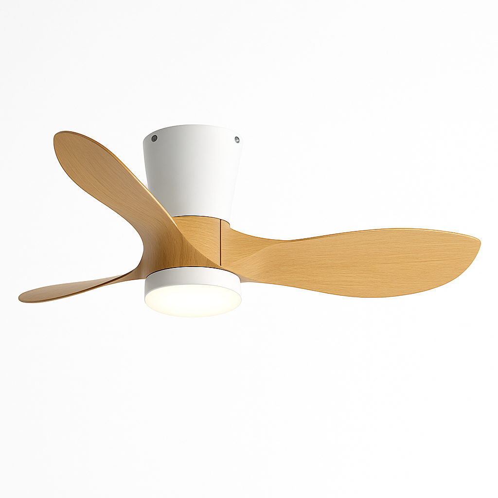 ventilateur de plafond moderne à leds avec télécommande et synchronisation