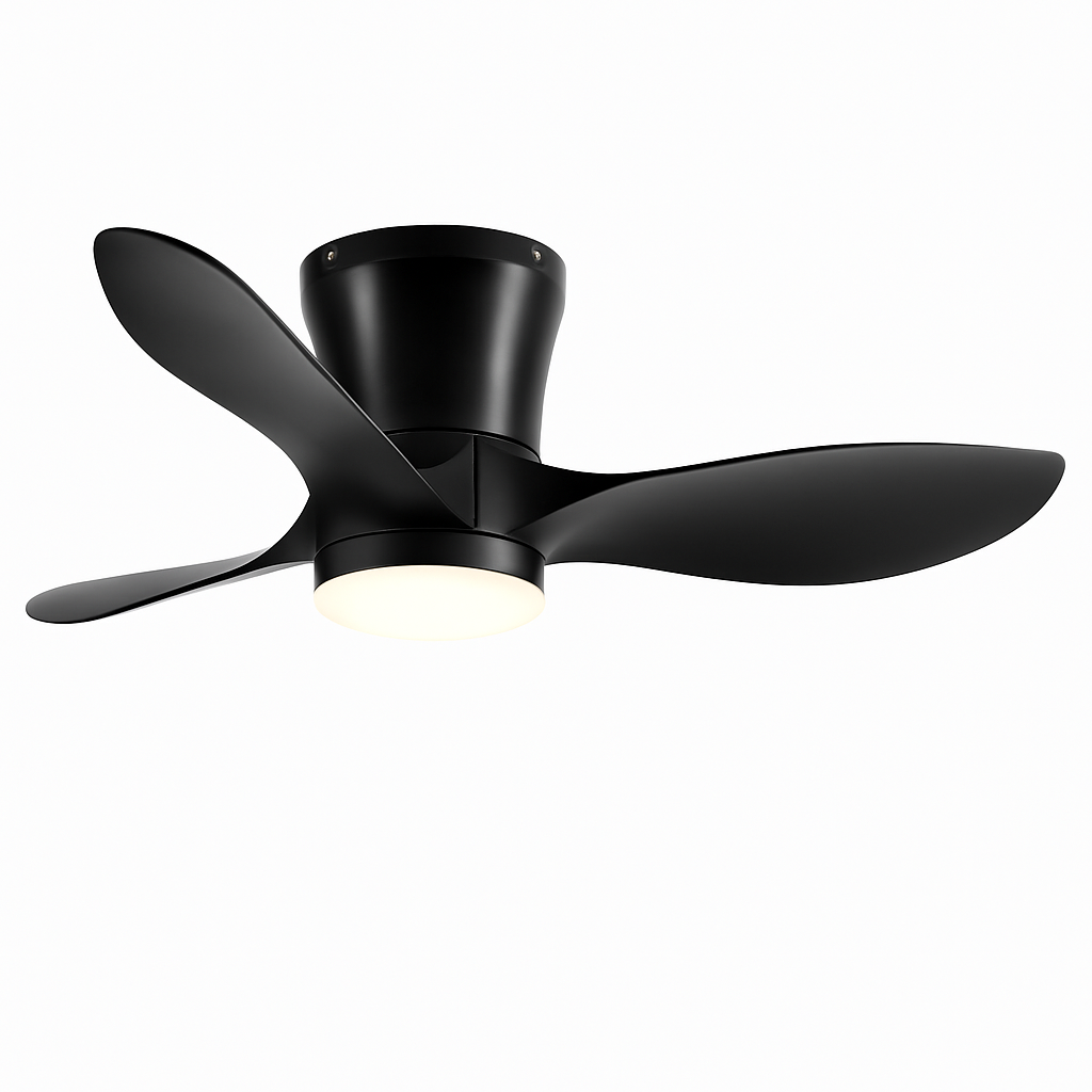 ventilateur de plafond moderne à leds avec télécommande et synchronisation