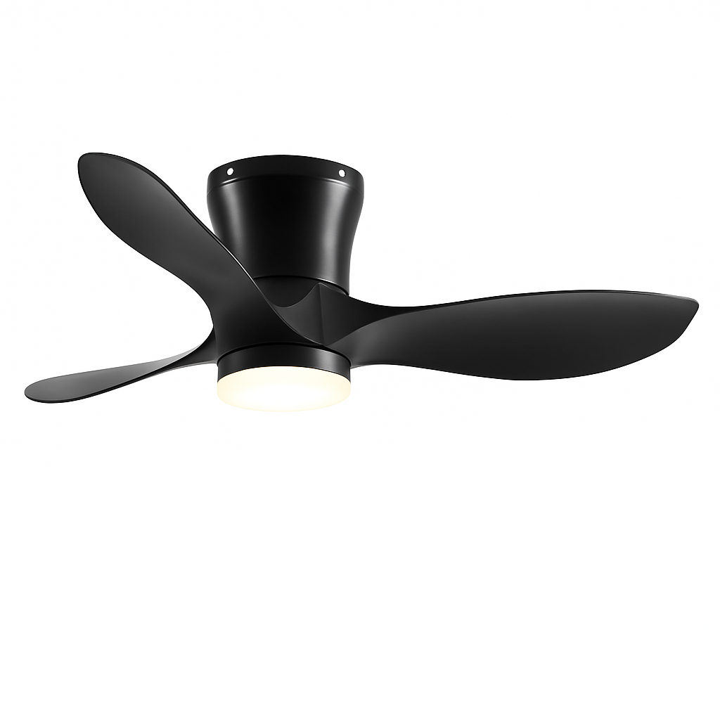 ventilateur de plafond moderne sans lumières lux&vitae led avec télécommande