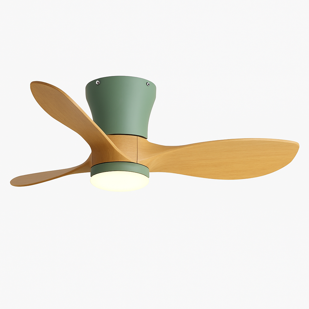 ventilateur de plafond moderne sans lumières lux&vitae led avec télécommande