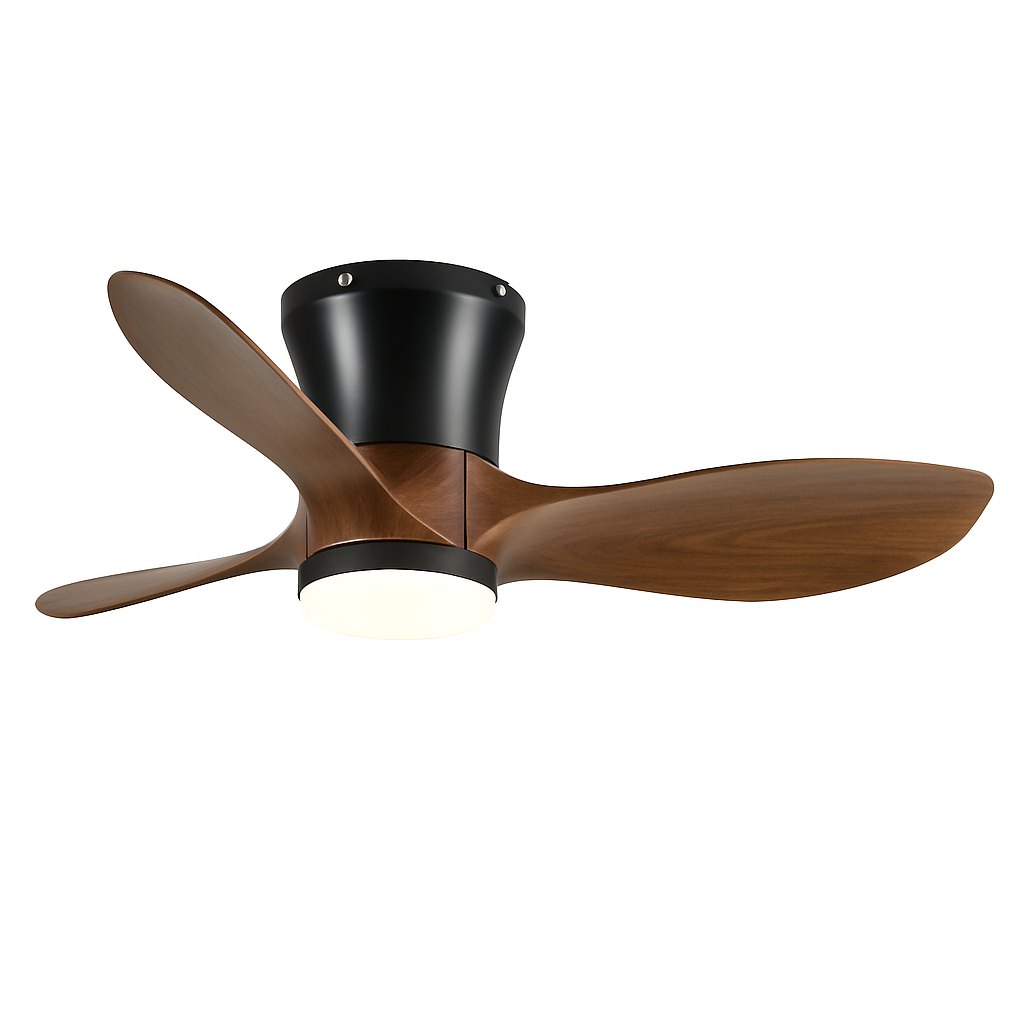 ventilateur de plafond moderne sans lumières lux&vitae led avec télécommande