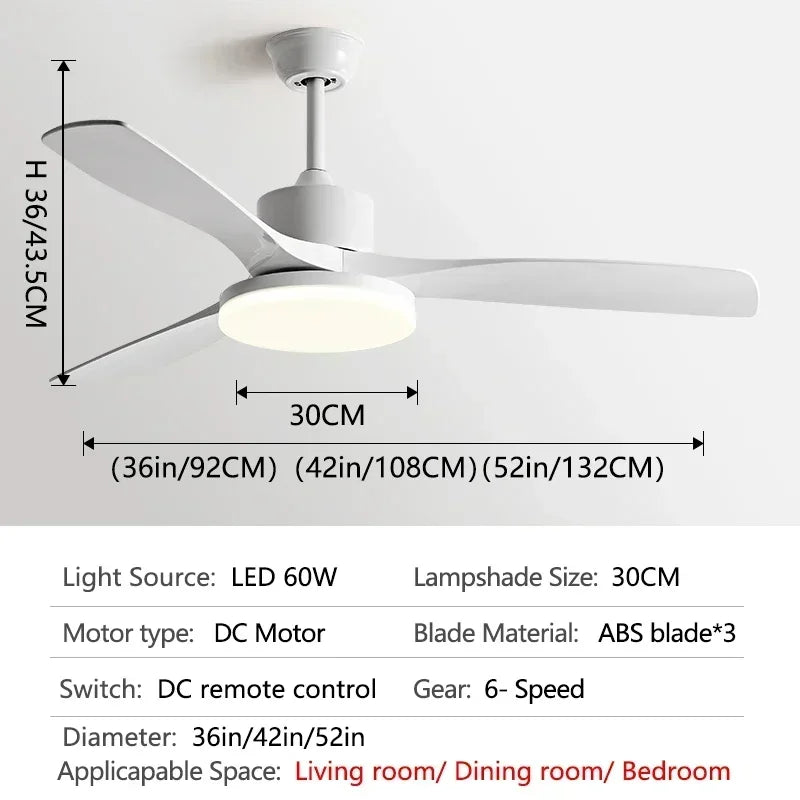 ventilateur moderne avec télécommande pour intérieur design