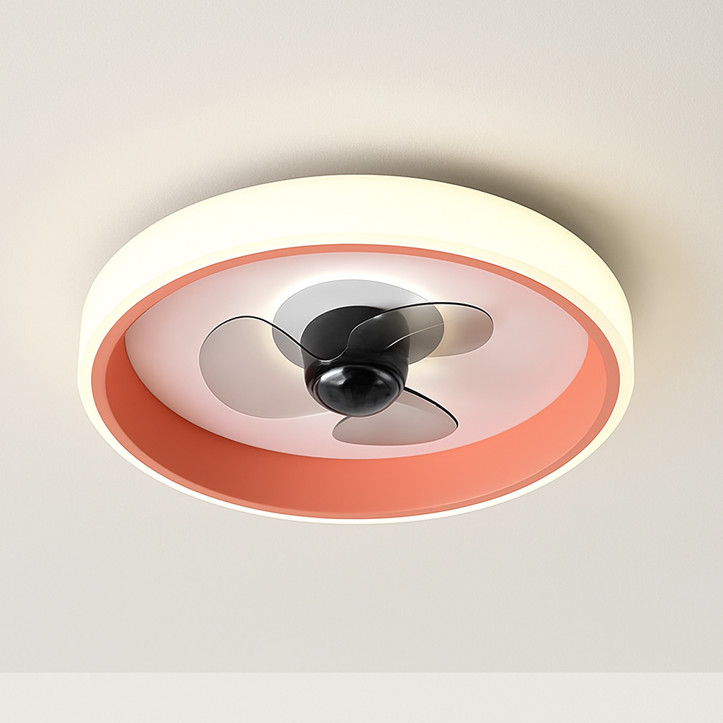 ventilateur silencieux à lames invisibles avec éclairage intégré