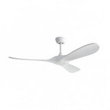 Ventilateur de plafond blanc sans éclairage, pales blanches — Angélique