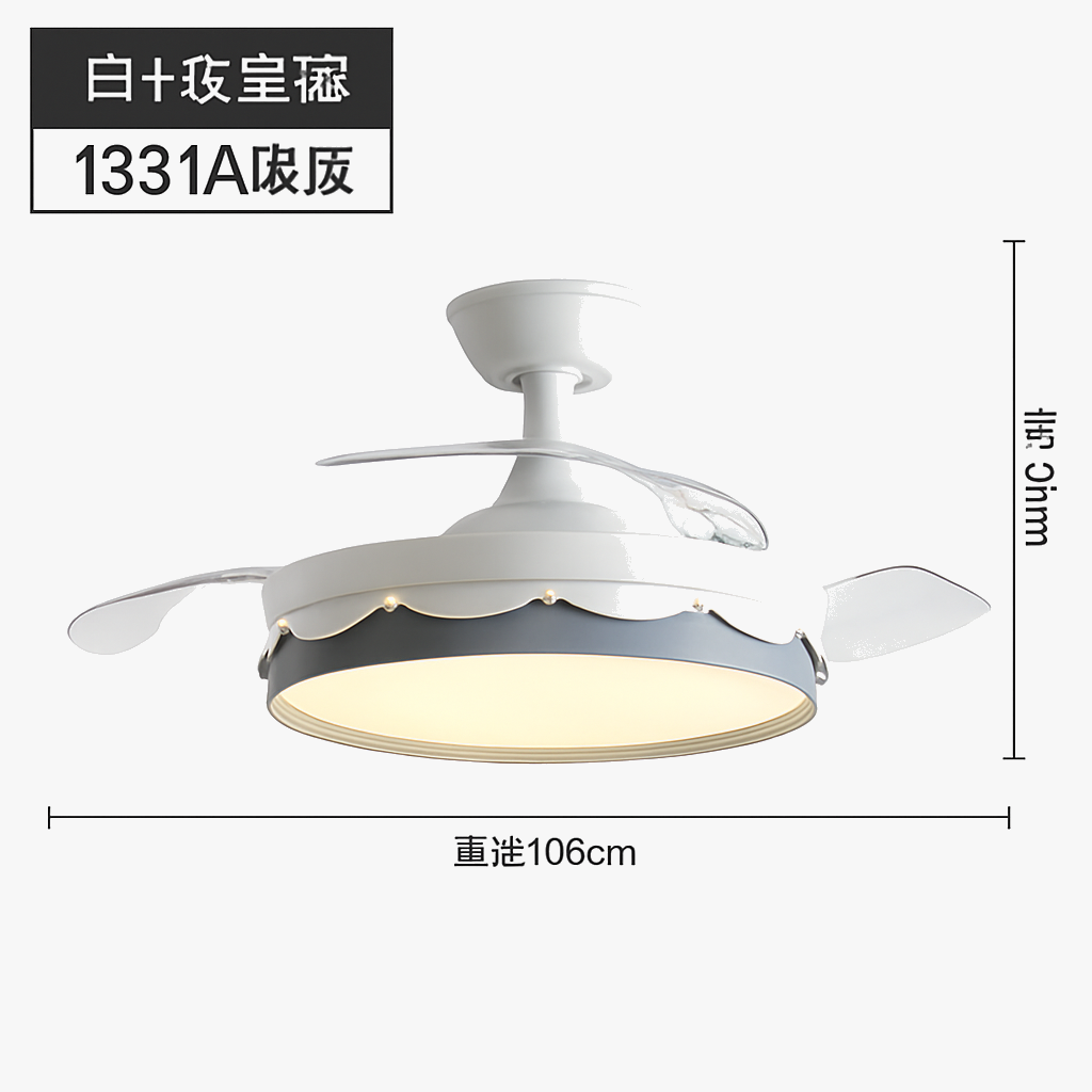 ventilateurs de plafond modernes avec éclairage télécommande design élégant