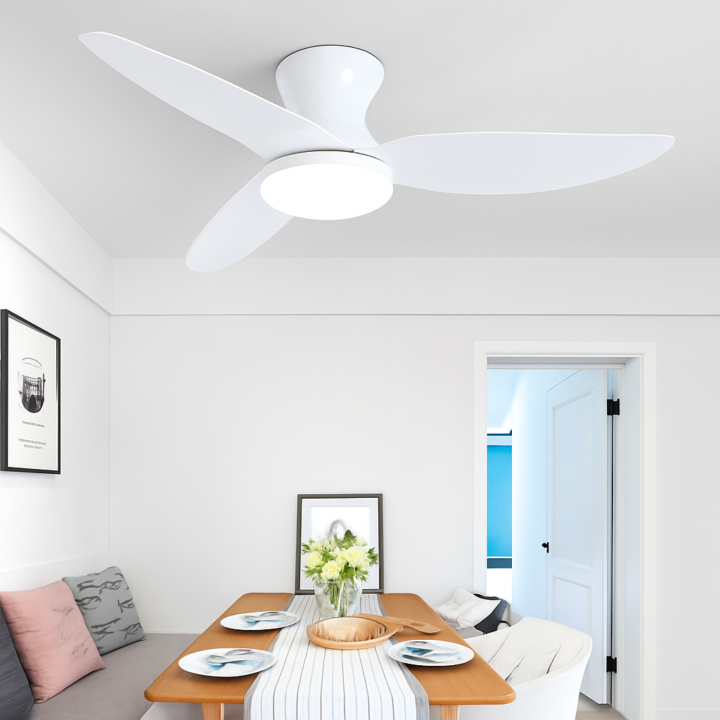 ventilateurs de plafond modernes à moteur continu avec télécommande