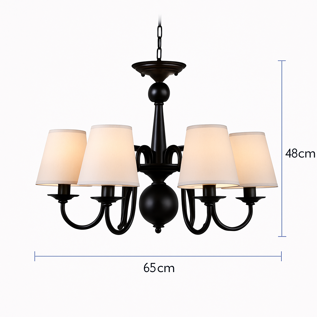 Vintage américain lustres de mariage fer cuisine Bar café éclairage blanc noir bleu led bougeoirs lustre Vintage chand