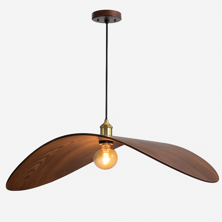 Vintage Wabi Sabi bois Art Led lustre chinois Zen salon de thé salle à manger décor à la maison suspension lumières Loft escaliers luminaire suspendu