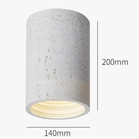 Wabi-sabi Style Downlight Led résine plafonnier salon chambre plafonnier allée couloir entrée rétro luminaire