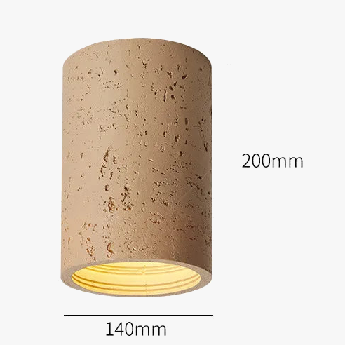 Wabi-sabi Style Downlight Led résine plafonnier salon chambre plafonnier allée couloir entrée rétro luminaire